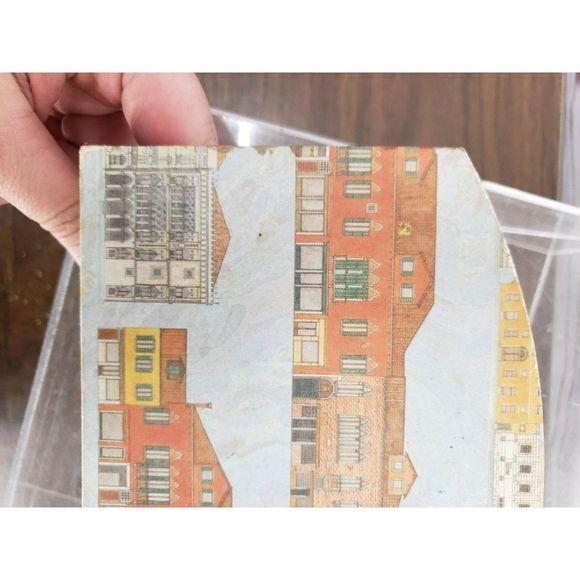 Vintage Cottage City Colonial Office Desk‎ Table Letter Note Holder Organizer - Picture 5 of 13